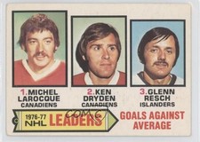 1977-78 O-Pee-Chee Ken Dryden Glenn Resch Michel Larocque #6 HOF 0a1