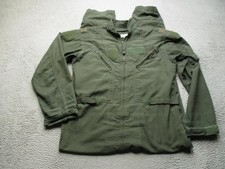 Vintage Military Flyers Coveralls Mens 44L Green CWU-27/P FR Flight Suit Sage