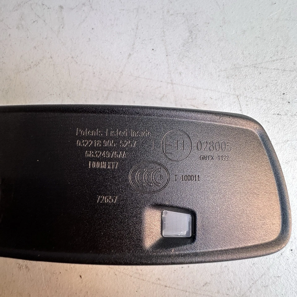 2017-2023 DODGE CHARGER / CHRYSLER 300 INTERIOR REAR VIEW MIRROR OEM ASSIST/SOS - Image 4 of 4