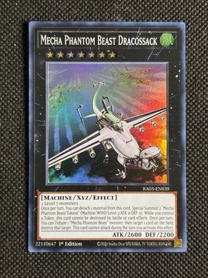 YuGiOh! - Mecha Phantom Beast Dracossack RA03-EN039 Super Rare 1st Edition NM
