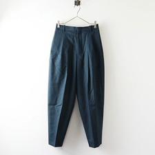 Mina Perhonen Savy Tapered Pants Dark Green 2024SS Used Excellent