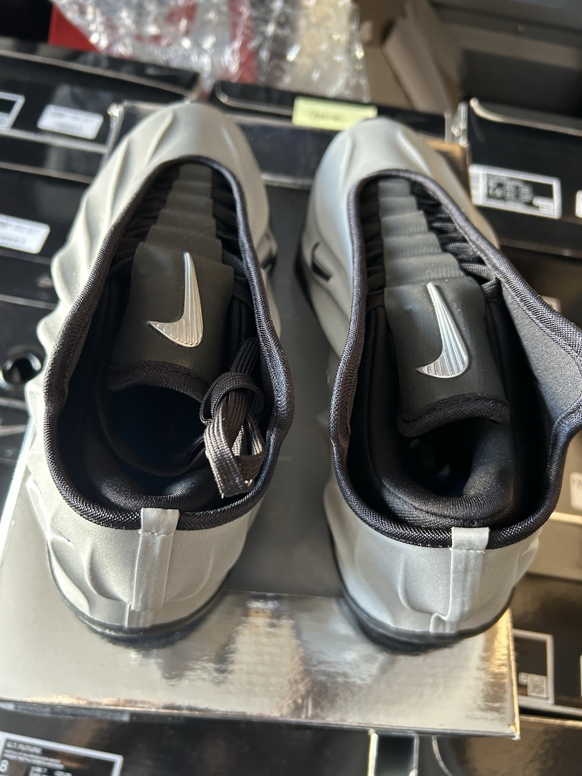 - Nike GT Future Metallic Silver Black Basketball Greater Than Gray Grey thumbnail 5