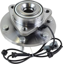 TRQ Front Wheel Bearing & Hub 4WD ABS Sensor for 04-07 INFINITI QX56 BHA54019