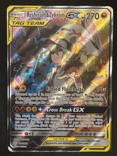 Reshiram & Zekrom GX (Full Art) 222/236 Sm-Cosmic Eclipse Holo on eBay