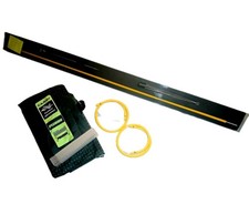 5' Spearfishing Pole Kit w/ Yellow Fiberglass Pole, 2 Tips, 2 Slings, Case Bag