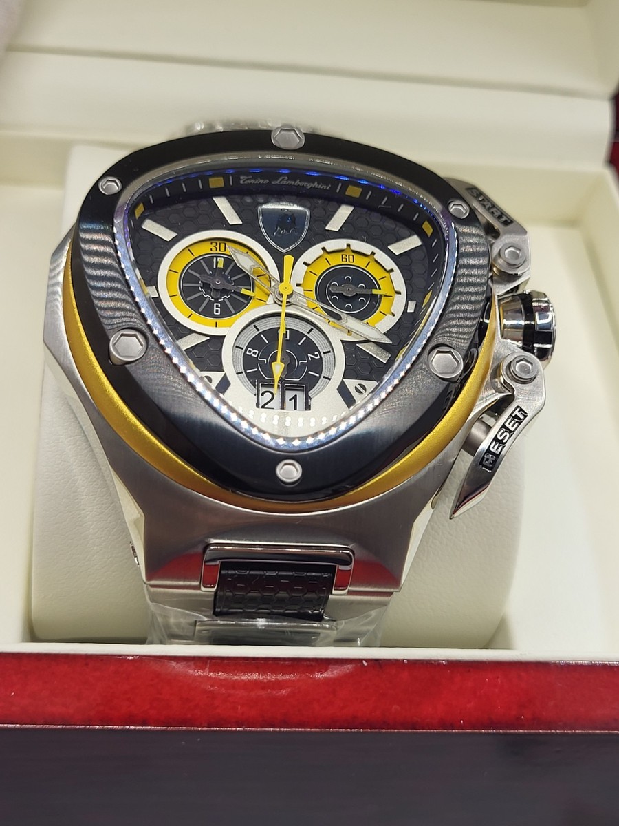 😍 SWISS [NEW] Tonino Lamborghini Spyder 3102 Chronograph Quartz