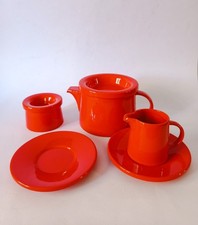 ♥ AMBROGIO E FRANCO POZZI SERVIZIO IN CERAMICA BISTROT VINTAGE SPACE AGE DESIGN