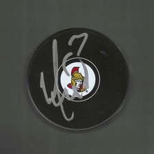 Marc Methot Signed Ottawa Senators Puck