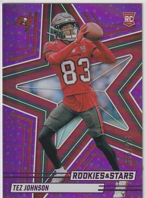 2025 Panini Rookies & Stars #184 Tez Johnson 960/999 Tampa Bay Buccaneers RC