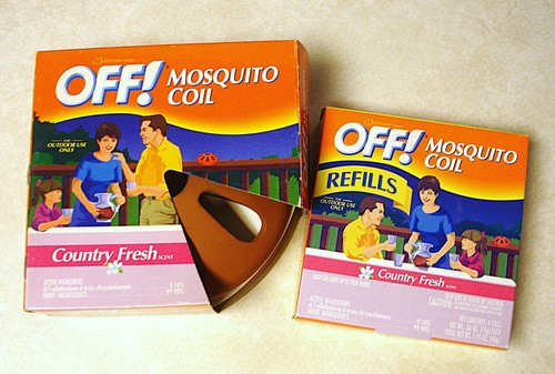 OFF Mosquito Terracotta Pottery Coil Burner Holder and Refill Box