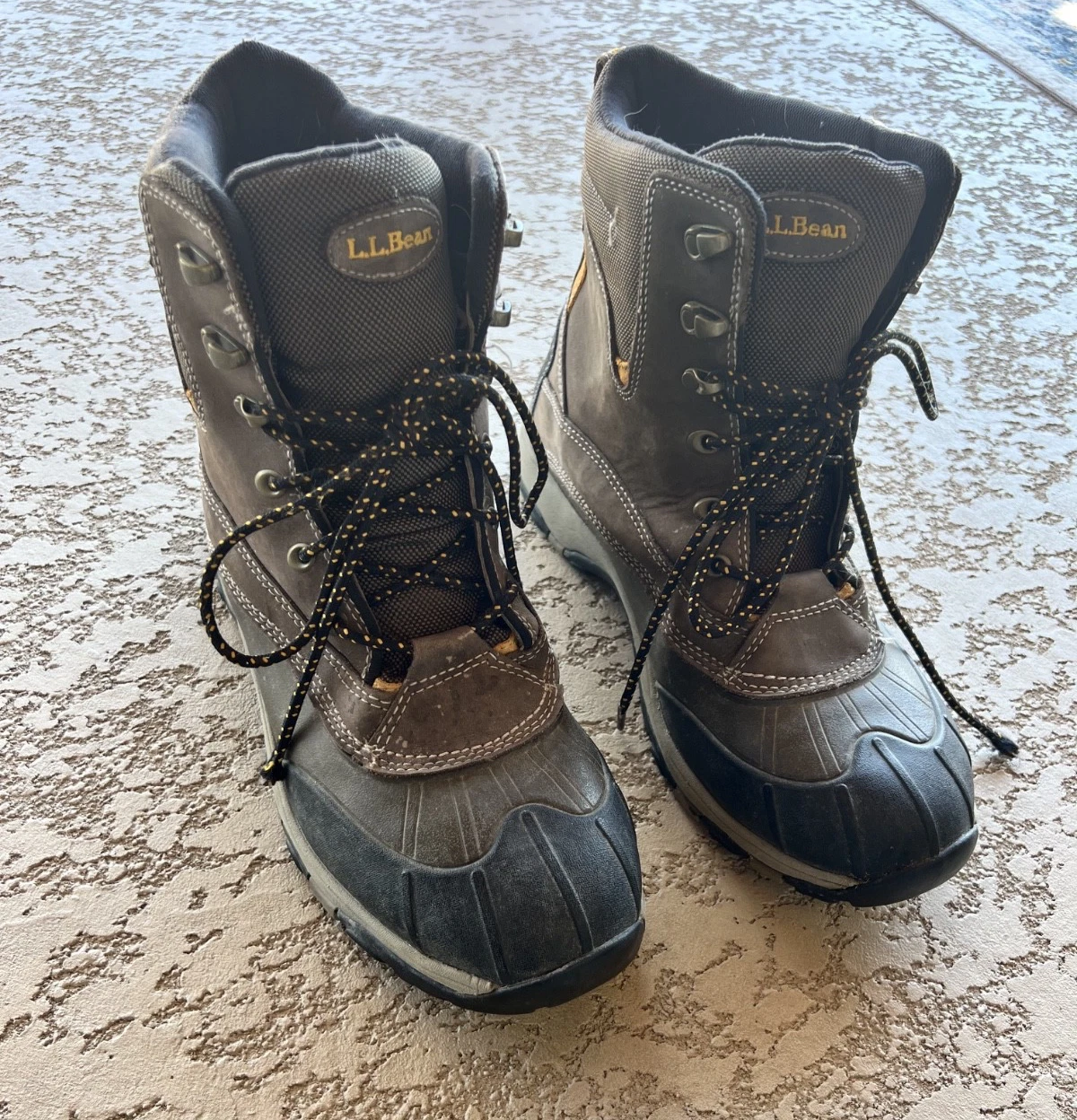 L.L. BEAN INSULATED WATERPROOF Dri-Lex 2 Zone Comfort Lining Books Size 12 Med.