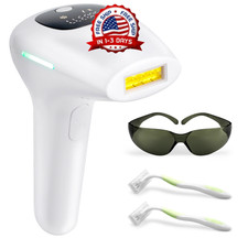 Handheld Light-Based Hair Removal Device   At-Home Cosmetic Tool, Free USA Shipp