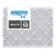 Aerostar 14x18x1 MERV 13 Furnace Air Filter, 6 Pack