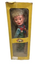 Raro pupazzo a mano vintage Pelham "Hansel" burattino con scatola originale - NOS