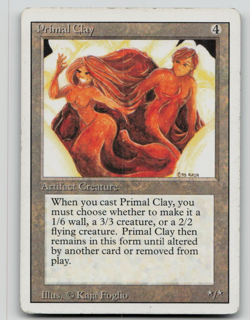 Primal Clay [Revised Edition - 271] Moderately Played Rare Magic