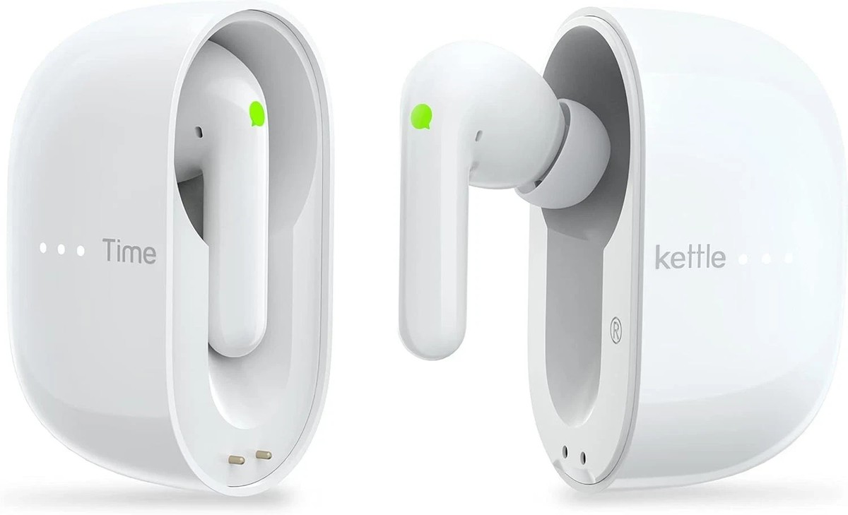 White ​-Timekettle M3 Language Translator Earbuds - Two-Way