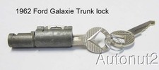 1962 Ford Galaxie Trunk Lock Cylinder With Keys Original New Old Stock