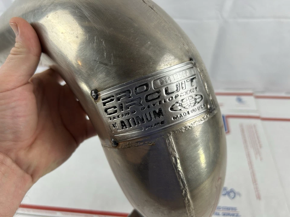 93 94 Yamaha YZ250 yz 250 94-97 wr250 Pro Circuit Platinum Exhaust Pipe PY93250P - Image 4 of 4