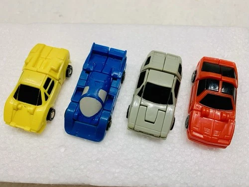G1 Micromasters: vintage Autobot Race Car Patrol set of 4 complete lot Zone