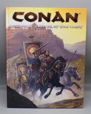AQUILONIA FLOWER OF THE WEST Mongoose Publishing CONAN RPG hardcover sourcebook
