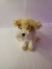 TY Beanie Babies SCRAPPY THE CURLY TERRIER DOG 6" Stuffed Animal Toy NEW 2004