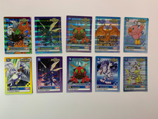 10x Digimon Karten Sammlung - Series 1 - Original 1999/2000 Foil Glitzer