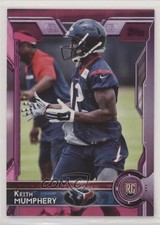 2015 Topps Rookie BCA Pink 55/499 Keith Mumphery #493 00y3