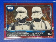 2016 Topps Star Wars: Rogue One UK Holofoil Imperial Hovertank Commander #189