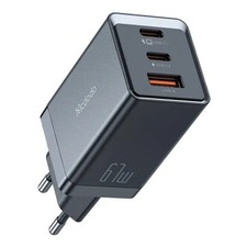 Adapter Mcdodo CH-1541, GaN, 2x USB-C, 1x USB, 67W, black