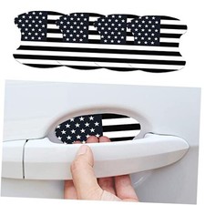 4PCS Car Door Handle Cup Scratch Protectors, Anti-Scratch Vehicle Black