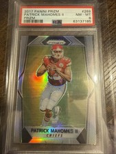 2017 Prizm Patrick Mahomes Silver Prizm Rookie Card RC #269 PSA 8 NM/Mint Chiefs
