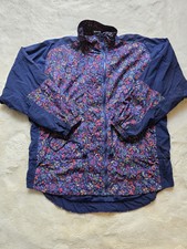 nike vintage floral and blue windbreaker Jackets Size L