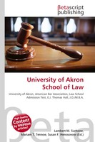 Lambert M. Surhone (U. A.) | University Of Akron School Of Law | Taschenbuch