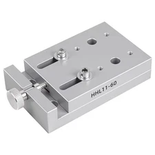 Manual Lead Screw Slide Table X-Axis Compact Linear Stage 20mm Travel 60mmx100mm