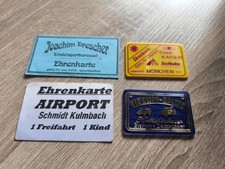 Fahrchip, Ehrenkarte, Kirmes Chip Set 4 Stück