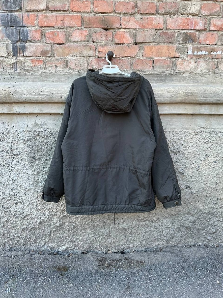 HELMUT LANG Nylon Zip-Up Parka - 1998 Designer-Era, Khaki size M