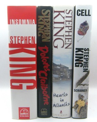Stephen King Hardcover 1st Edition Book Lot Insomnia Cell Hearts in Atlantis +
