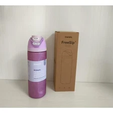 New Owala 24oz FreeSip So Eggstra Limited Edition Shimmery Purple Water Bottle