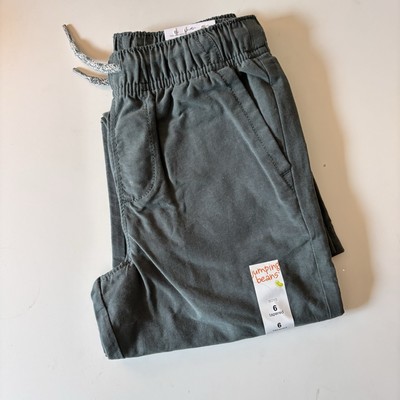 Jumping Beans Boys' Poplin Chino Pants Size 6 NEW WITH TAGS