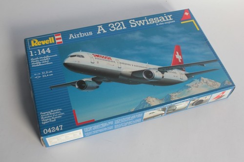 Maqueta Avión Kit Revell No.4247 Airbus A 321 Swissair (60407) | Zustand: Usado