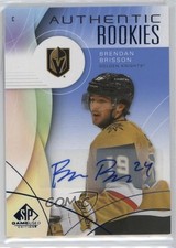 2024-25 Upper Deck SP Game Used Authentic Rookies Blue Brendan Brisson Auto 16af