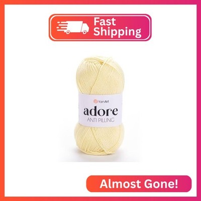 1 Skein YarnArt Adore, Antipilling Yarn, 100% Antipilling Acrlylic, 100 g (3.5 o