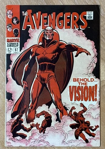 Avengers #57 (1968) 1st Appearance Of VISION! Buscema Cover! 7.5 or better!