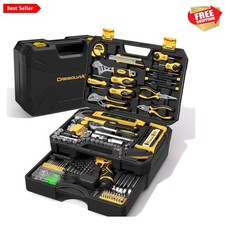 299-Piece Tool Kit with 12V Cordless Drill - Perfect for DIY Projects