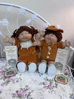 Vintage Cabbage Patch Twins Marlene Marleen & Randall Cecil - 1982 w/o Box