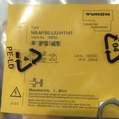 one new TURCK NI8-M18E-LIU-H1141 Proximity Sensor Switch spot stock