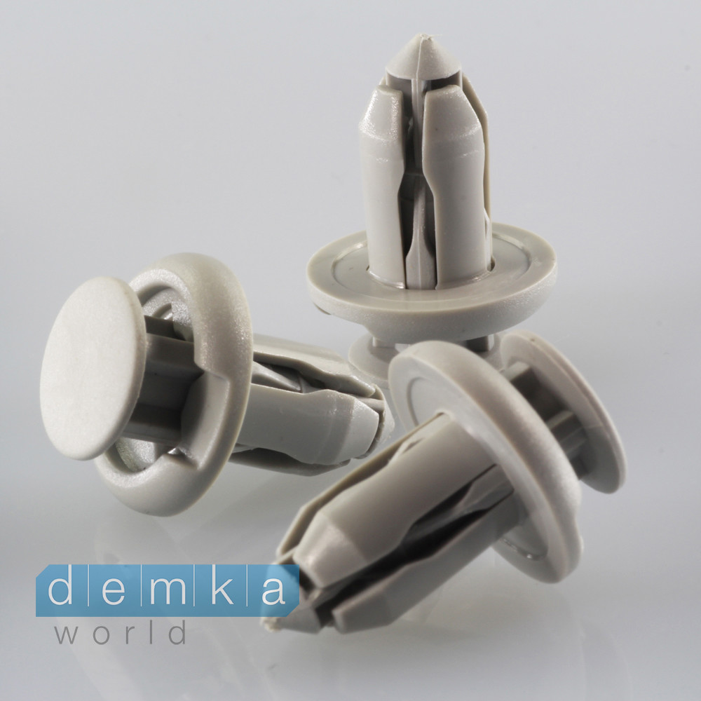 10x Befestigung Clips Grau Stoßstange MR238954 für MITSUBISHI 