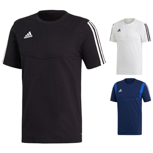 Adidas TIRO 19 Camiseta Fútbol Ocio Deporte Camisa Gimnasio Camisa Leiberl Hombre - Imagen 1 de 7