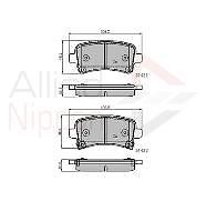 Brake Pad - Supersedes ADB01795 Rear Axle To Fit Chevrolet Malibu 12->, Opel Ins