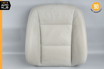 10-13 Mercedes W221 S350 S550 Front Right Top Upper Seat Cushion Nappa Gray OEM